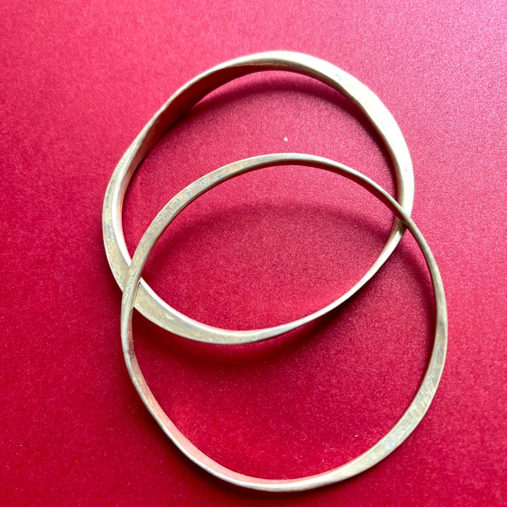 Sterling Silver bracelets set of two